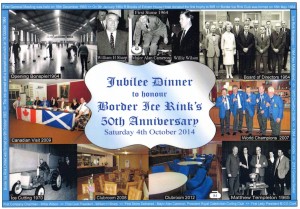 The placemat gifted to everyone at the Jubilee Dinner